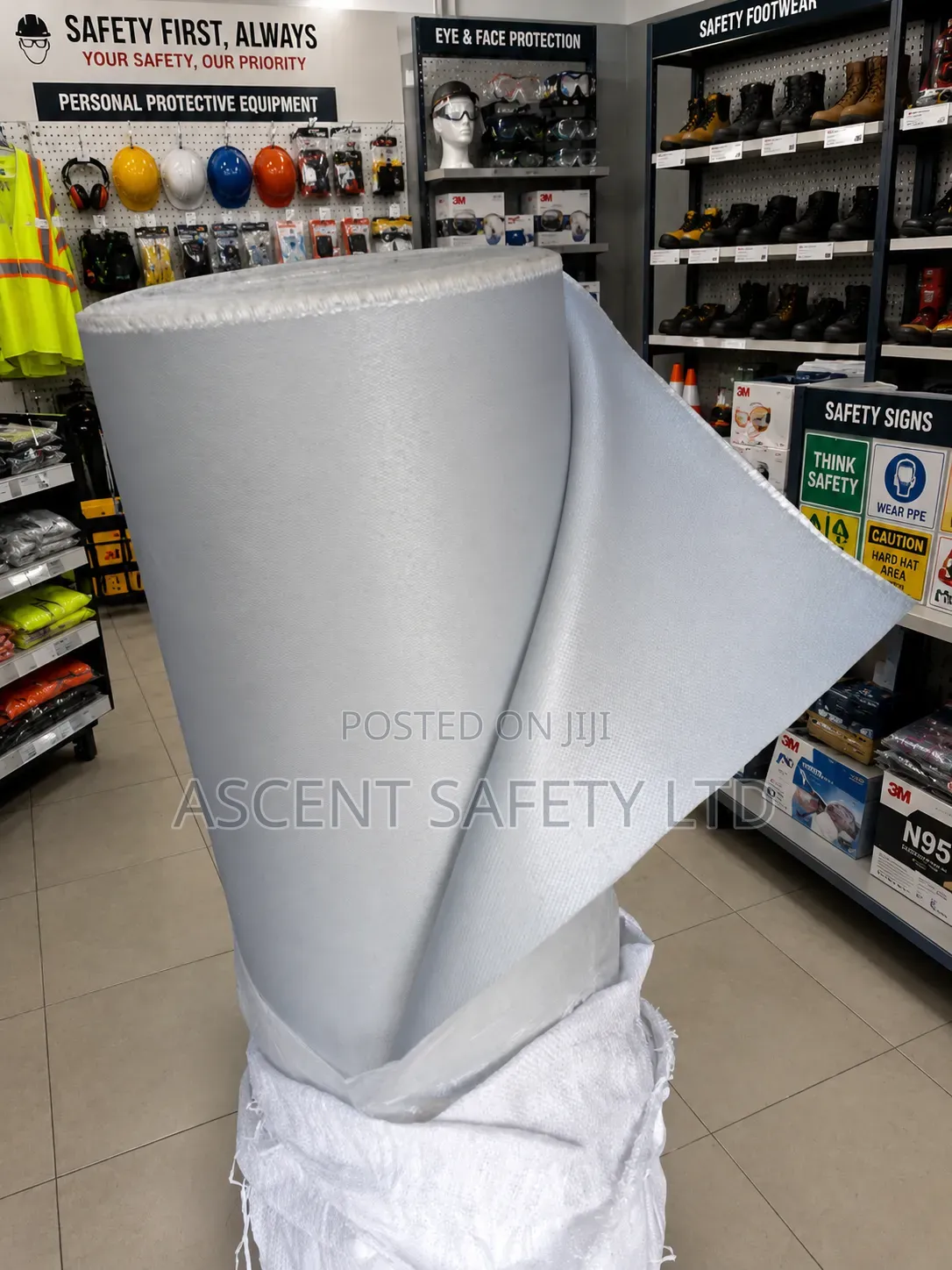 Silicon Coated Fire Blanket 1.5 X 50m