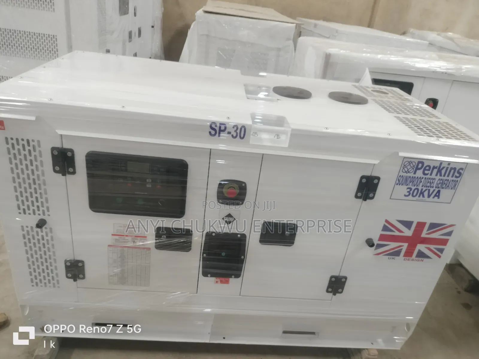 Uk Perkins Soundproof Generator 30kva