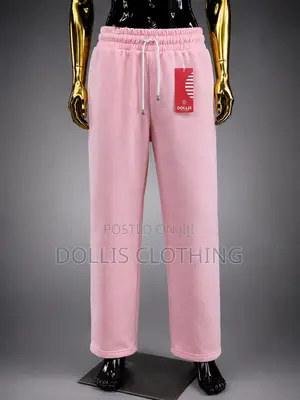 Premium Blush Pink Fleece Jogger Pantsp