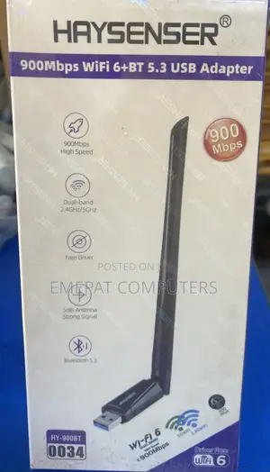 Haysenser 900mbps Wi-Fi 6 Usb Adapter