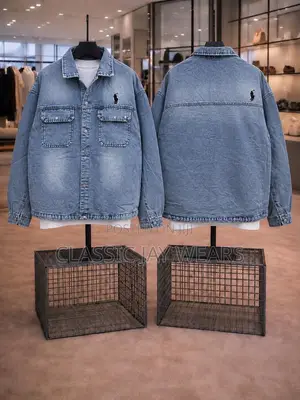 4 Designs Sky Blue Jeans Shirts Available