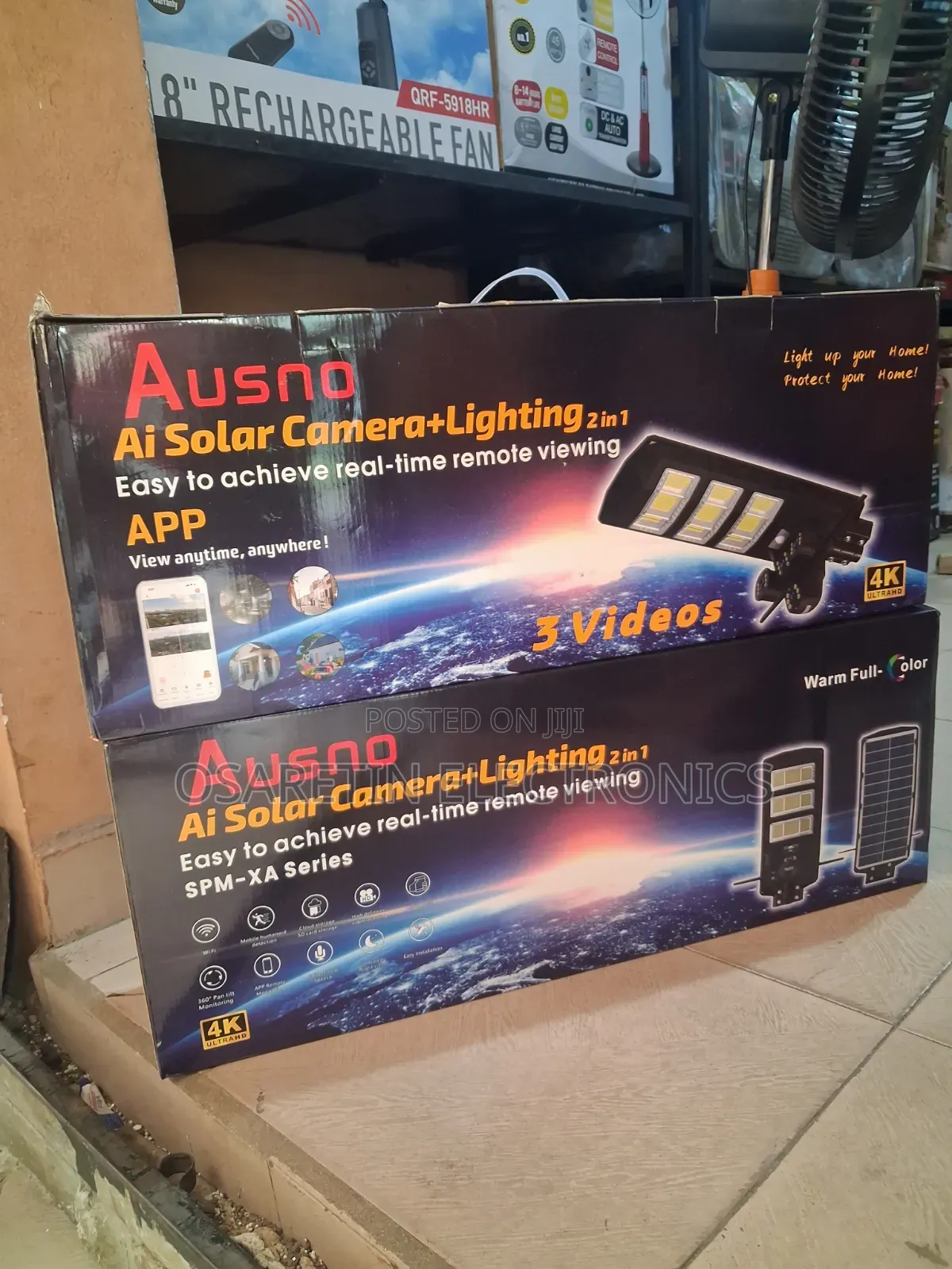 Ausno Camera +Lighting 2in1