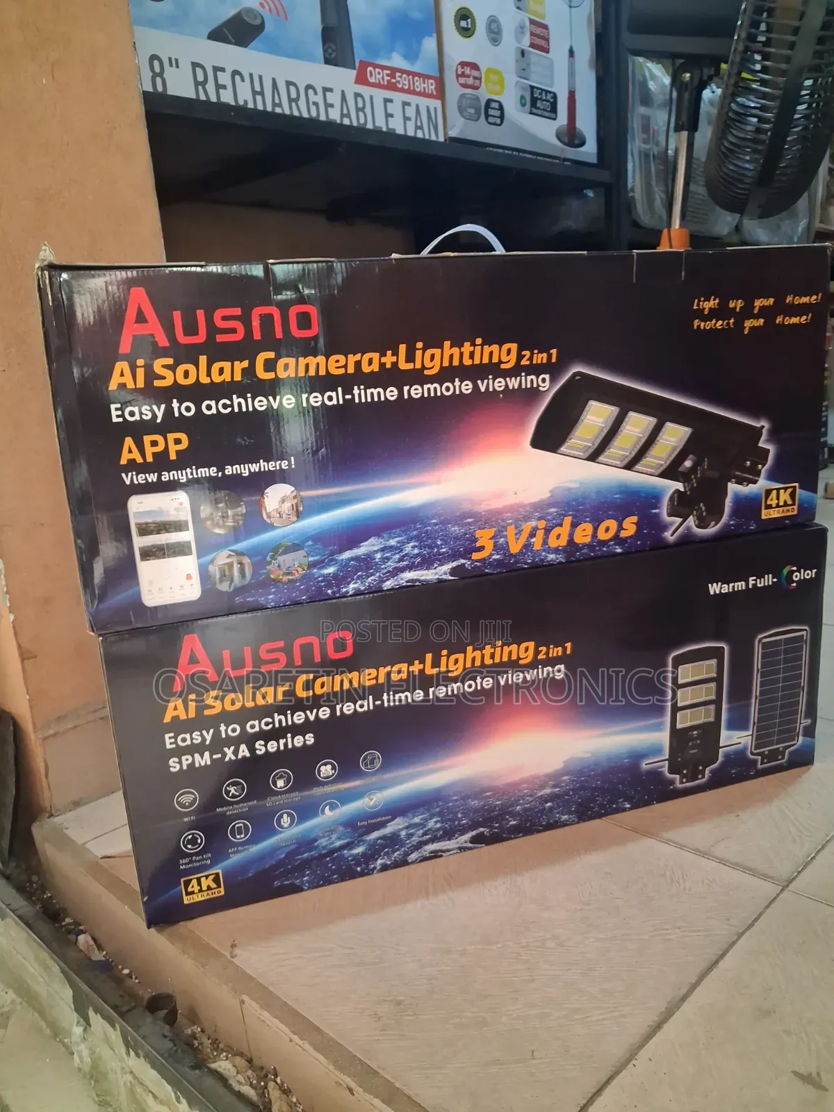 Ausno Camera +Lighting 2in1
