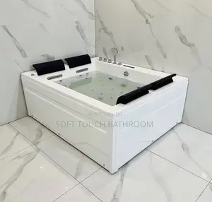 Executive Double Acrylic Jacuzzi With Light,Bluetooth England Product