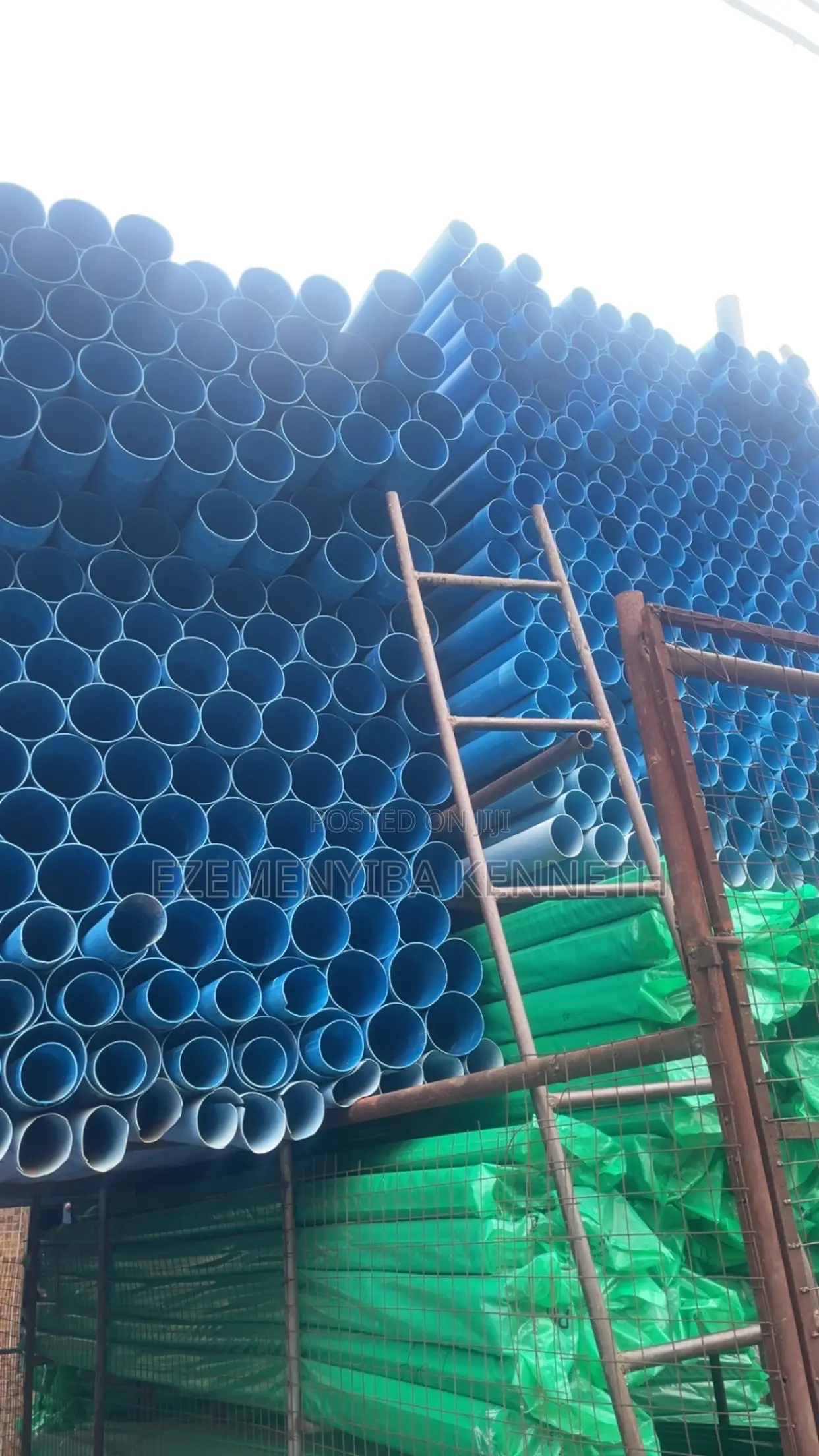 Blue Waste Pipe