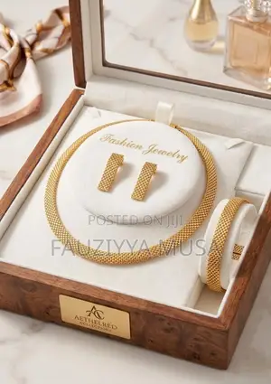 Luxury Bridal Jewelry Set – Necklace, Earrings Bracelet |