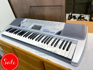 Neat Working Casio Ctk496 Keyboard Piano With Transpose and Adapter