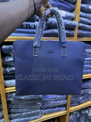 Blue Lacoste Laptop Bag
