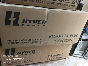 3.2kwh/24v Hyper Power Lithium Battery Available