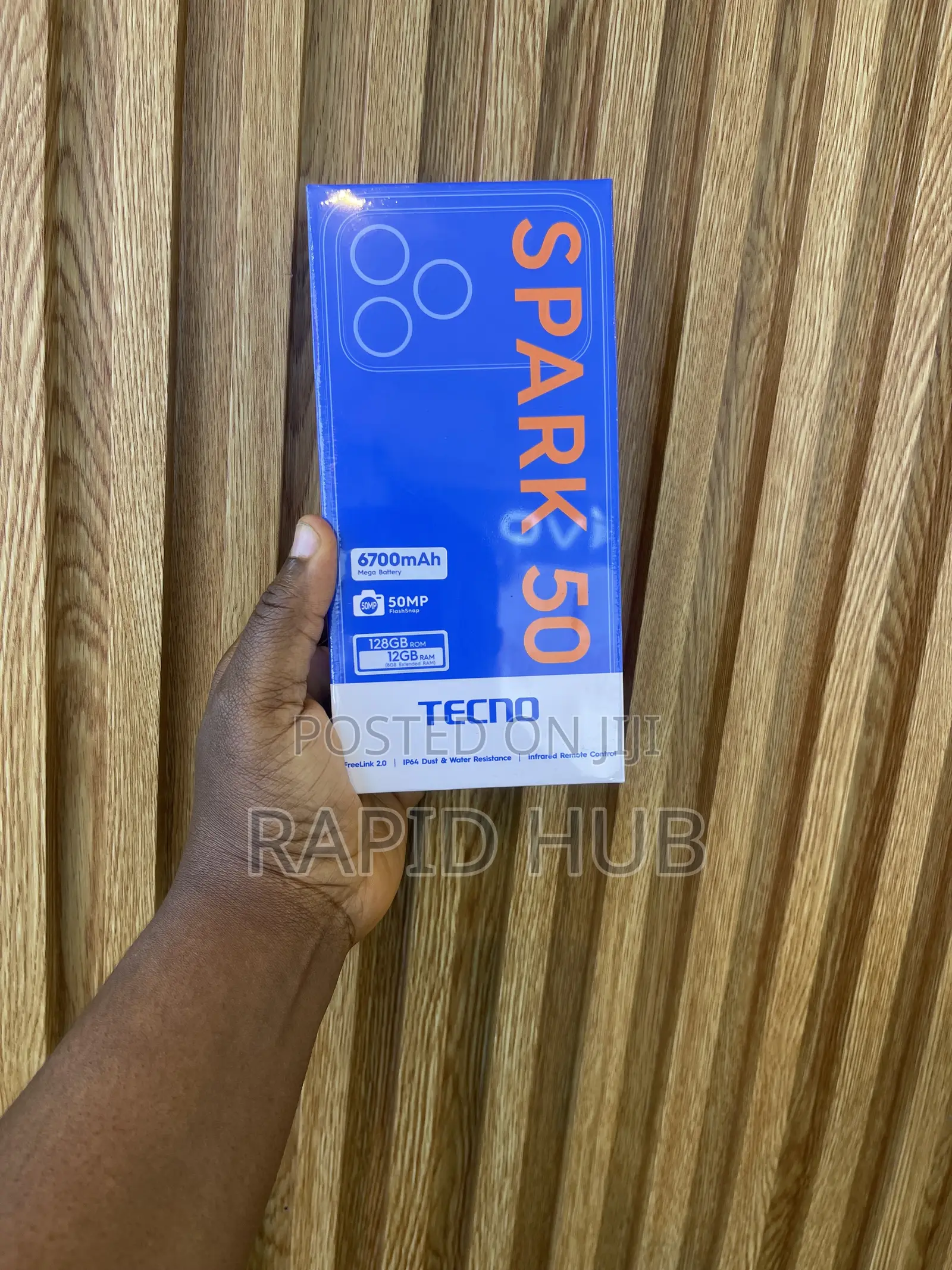 New Tecno Spark 50 128 GB Black