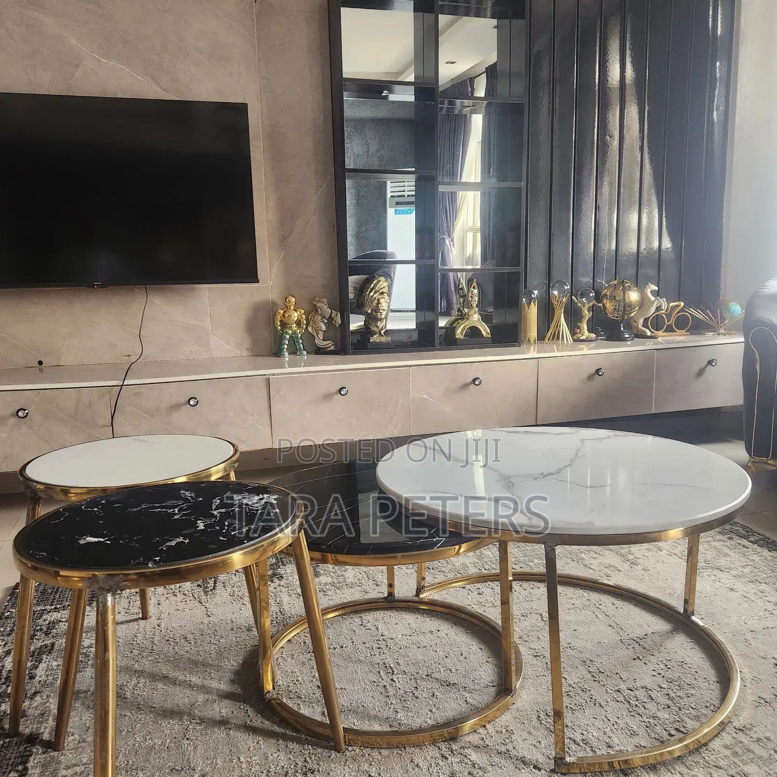 Mable Center Table and 2 Side Table
