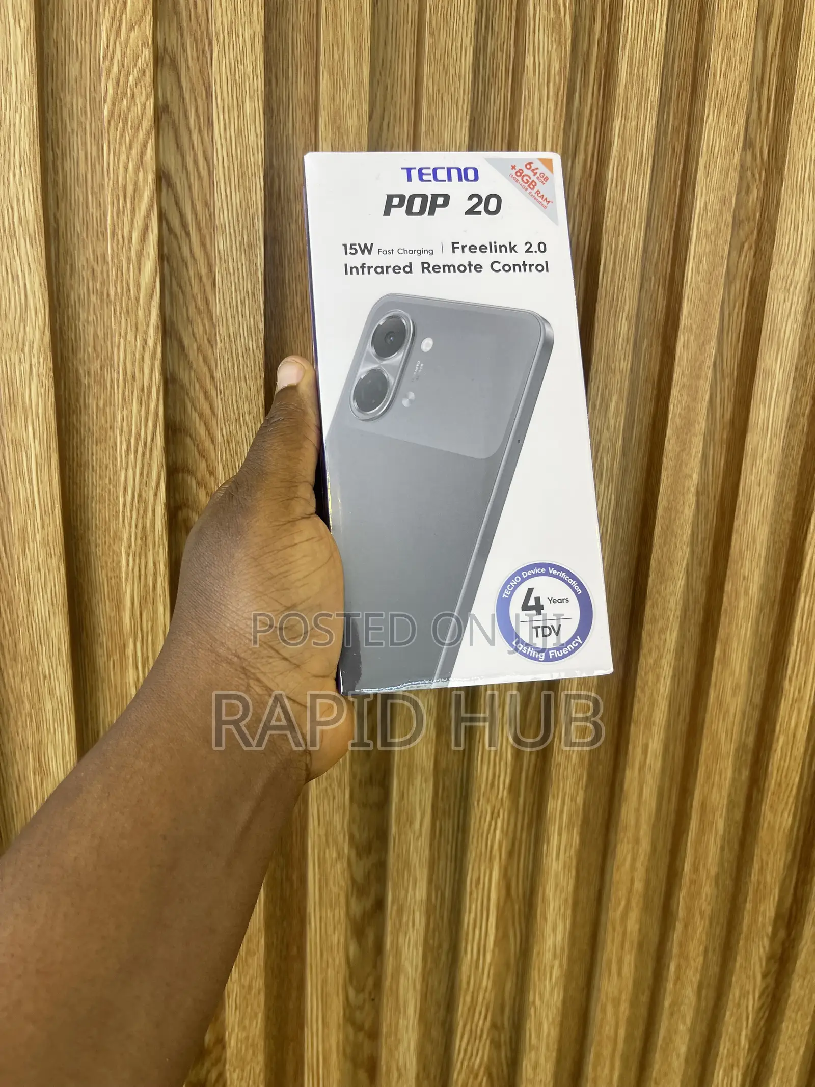 New Tecno Pop 20 64 GB Black