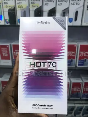 New Infinix Hot 70 128 GB Black