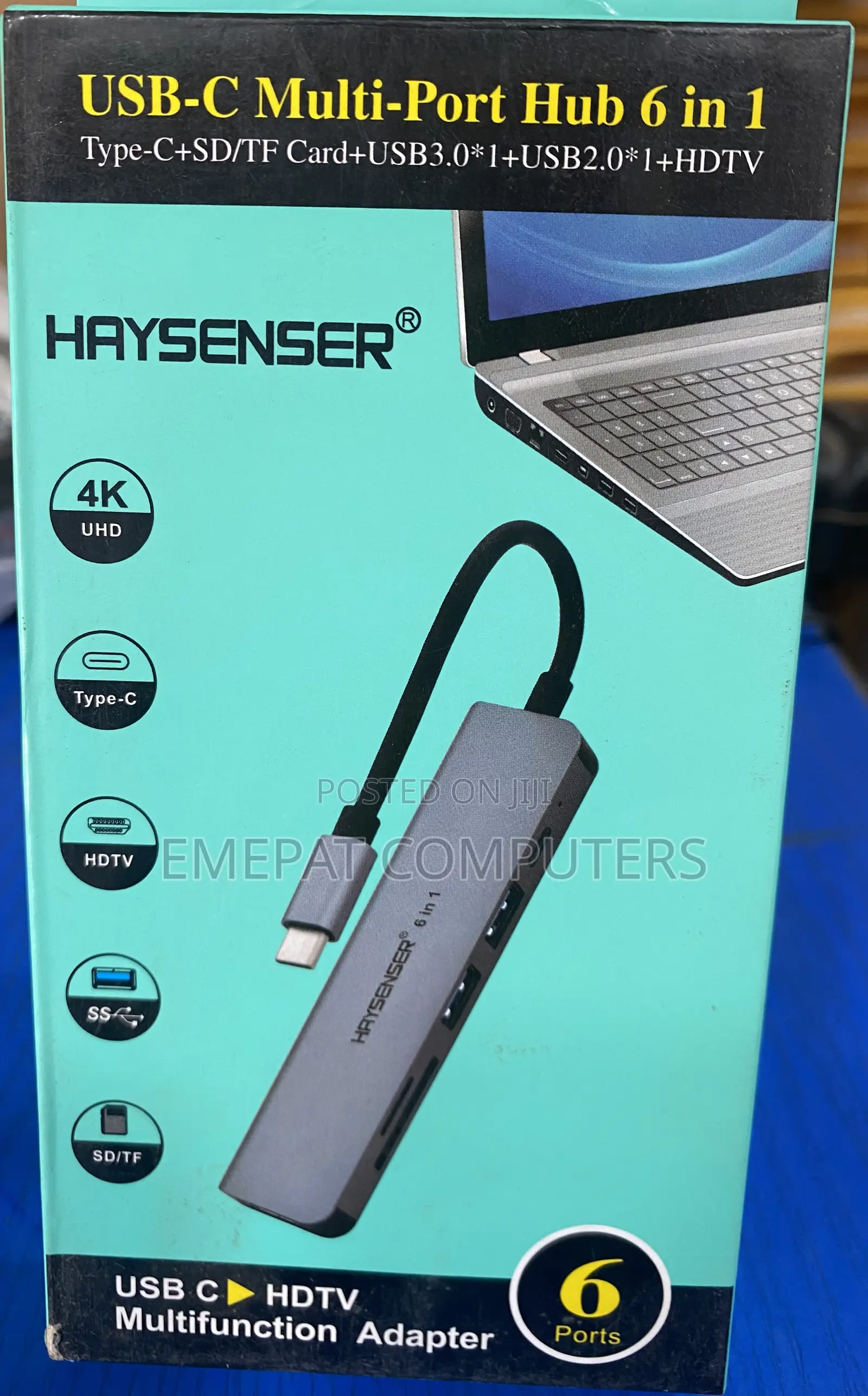 Haysenser Multi Port Hub 6 in 1