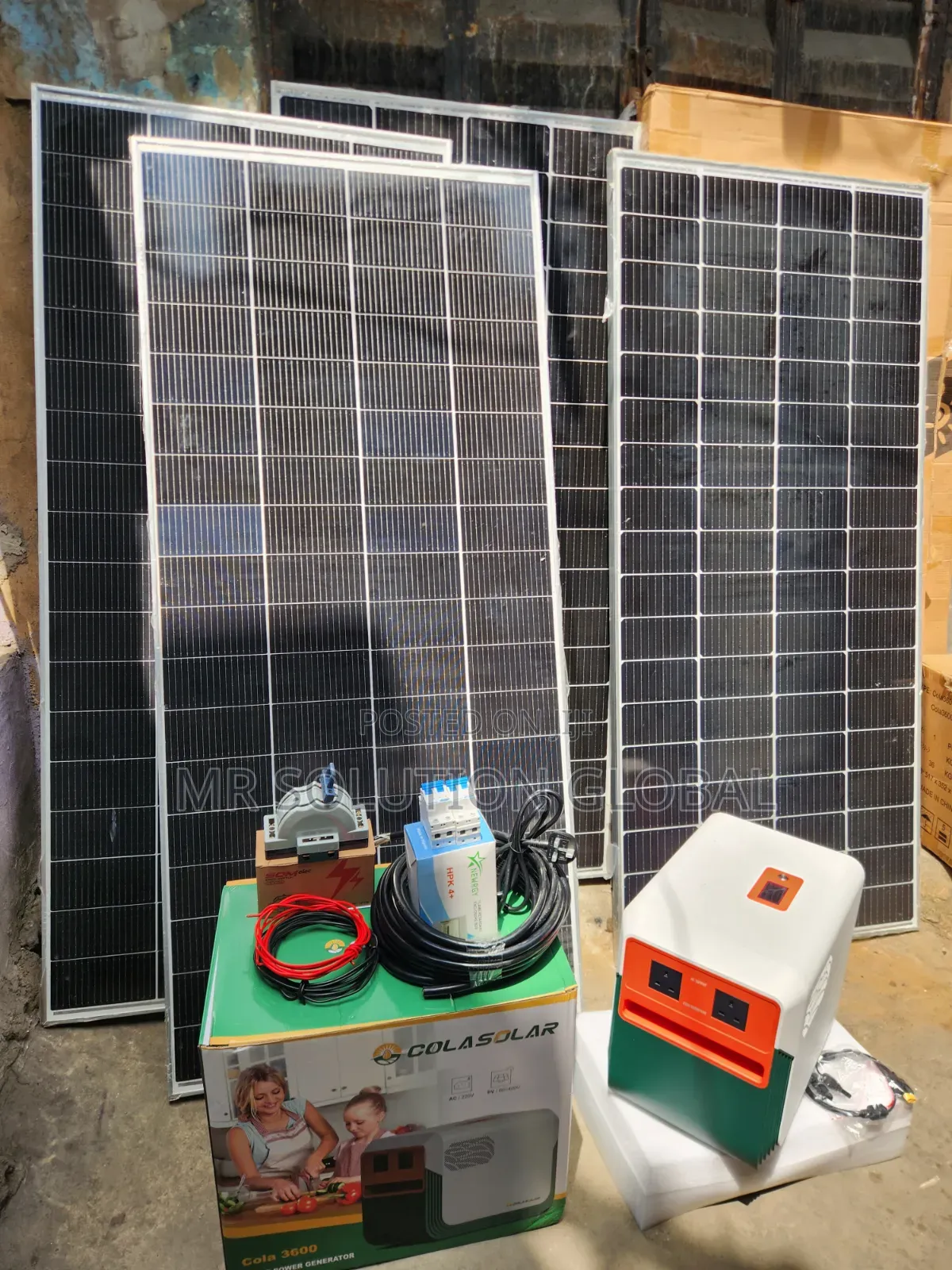 3.6kwh Lithium Battery Solar Generator