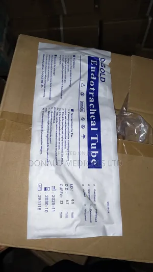Endotracheal Tube - Endo (All Sizes) - 10 Pieces Per Pack.