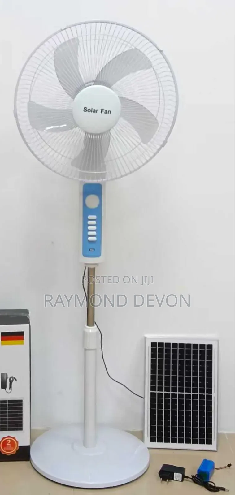 Standing Solar Fan