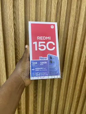 New Xiaomi Redmi 15C 4G 128 GB Black