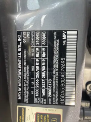 Mercedes-Benz M Class 2013 Gray