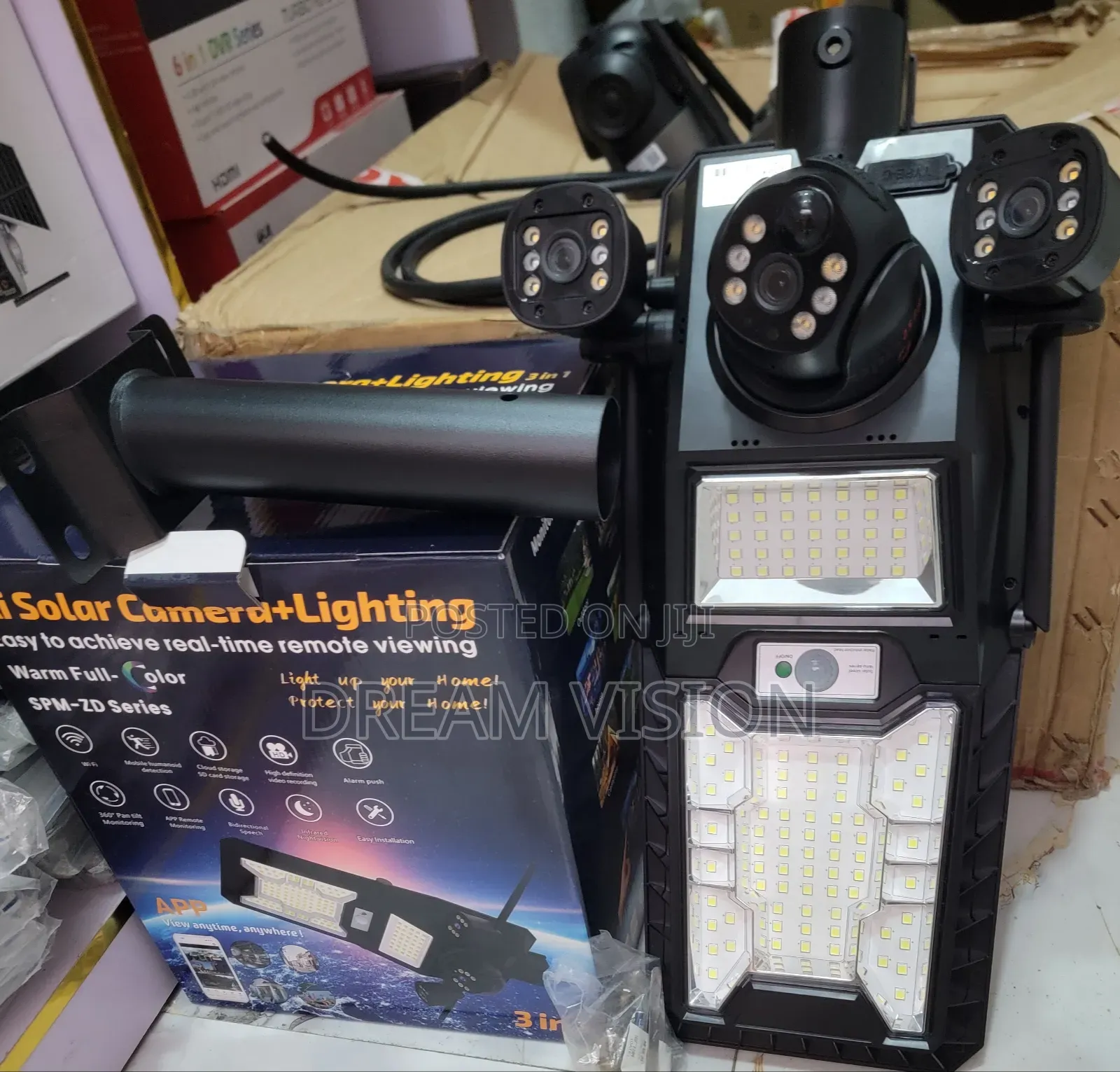 Automatic Triple Lens Street Light With Camera