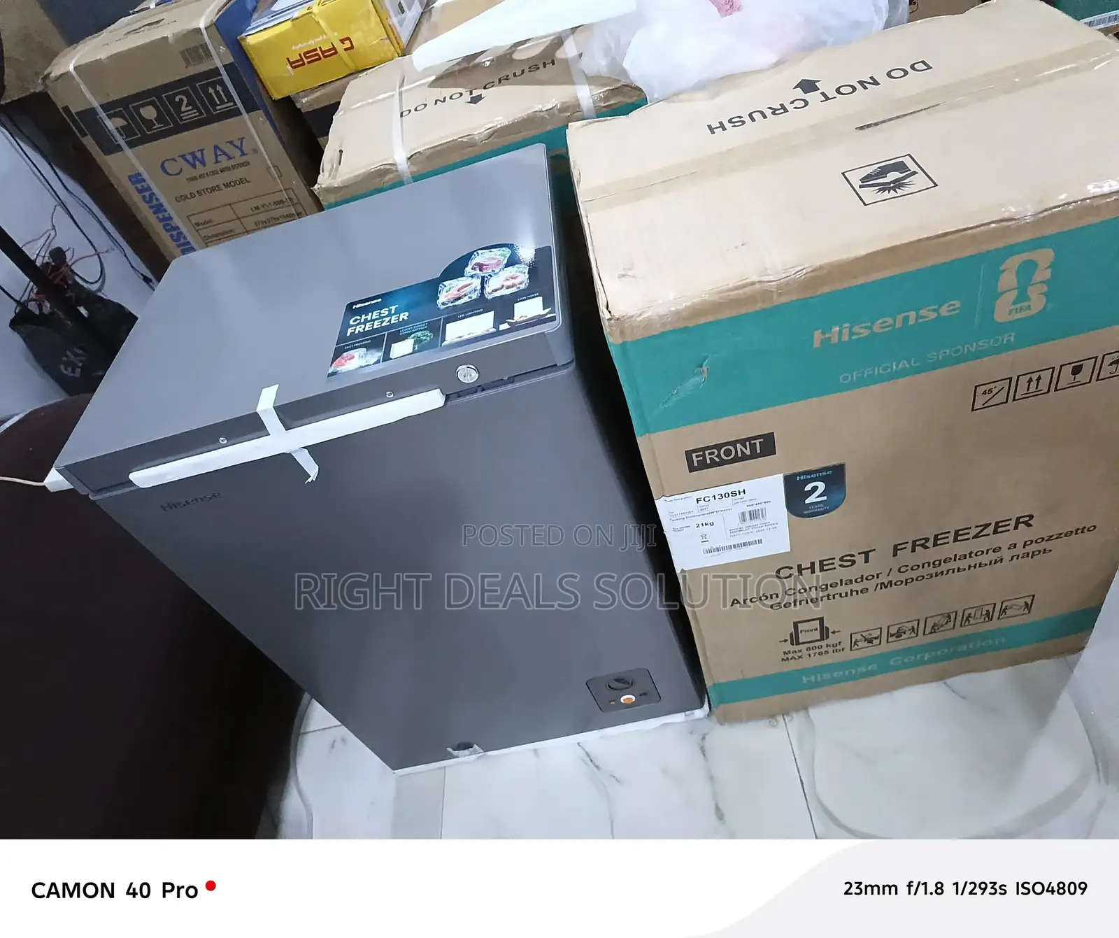 Fast Cooling Hisense Chest Freezer