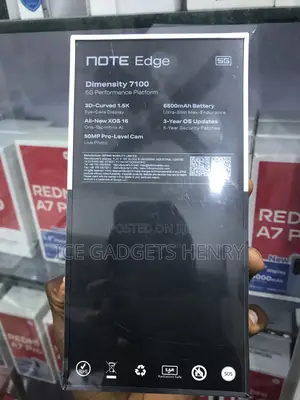 New Infinix Note Edge 128 GB Black