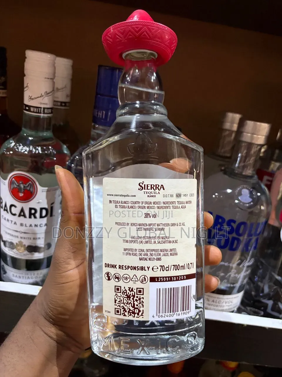 Sierra Tequila Blanco Per Bottle