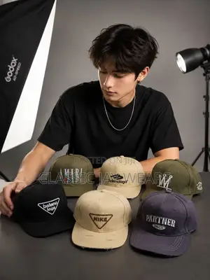 Stock Baseball Face Cap