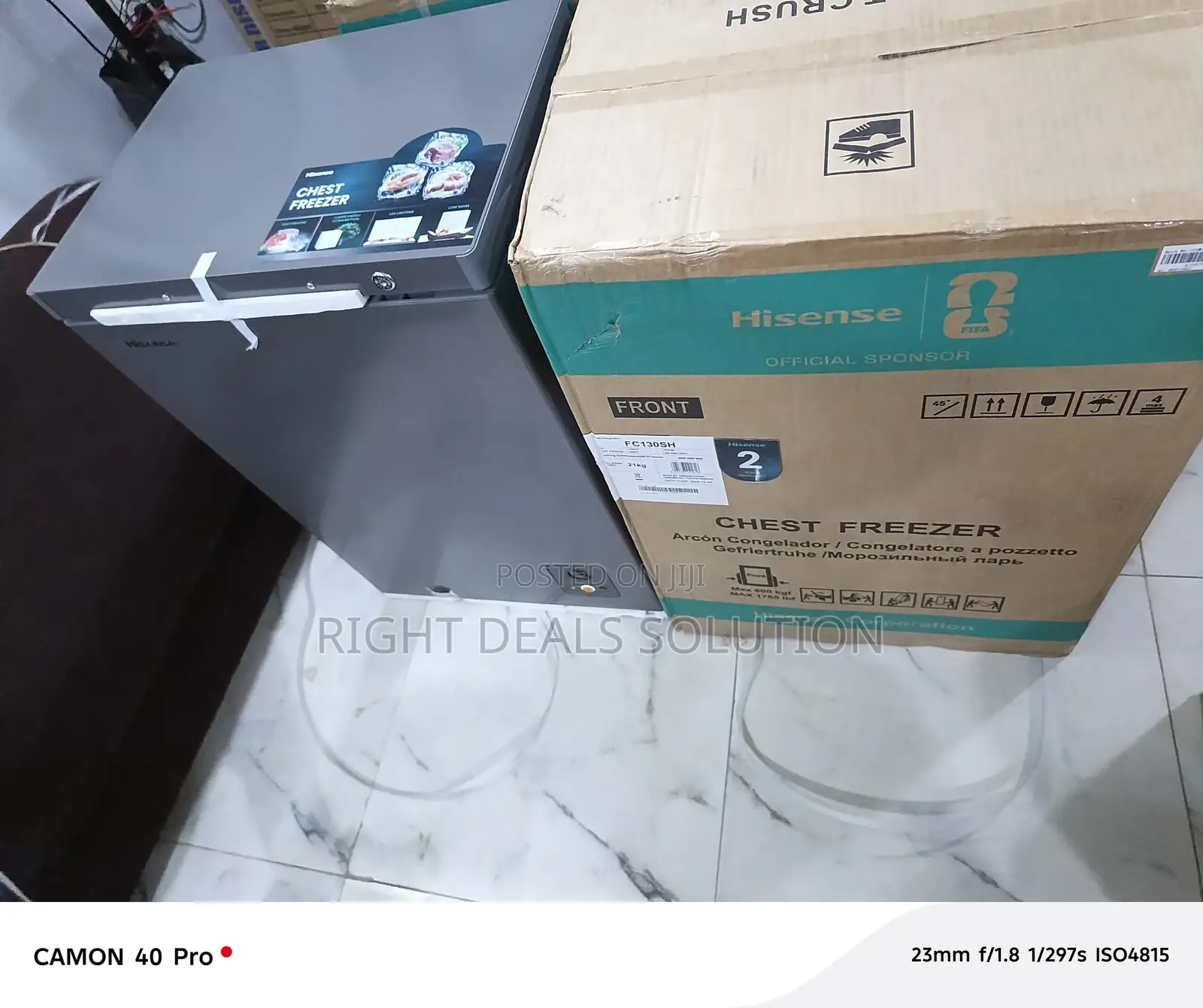 Spacious Hisense Freezer With Low Power Consumption