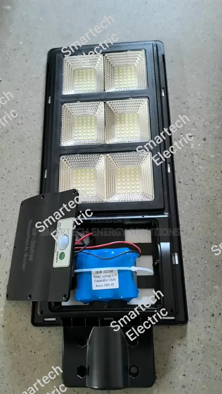 Smartech Sp-300w Remote Control Led Solar Street Light Square Eye