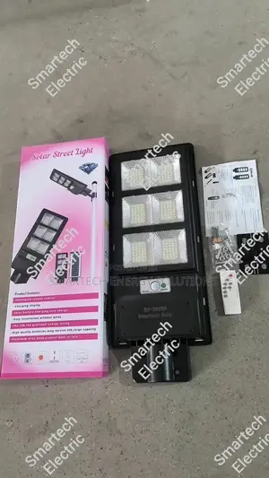 Smartech Sp-300w Remote Control Led Solar Street Light Square Eye