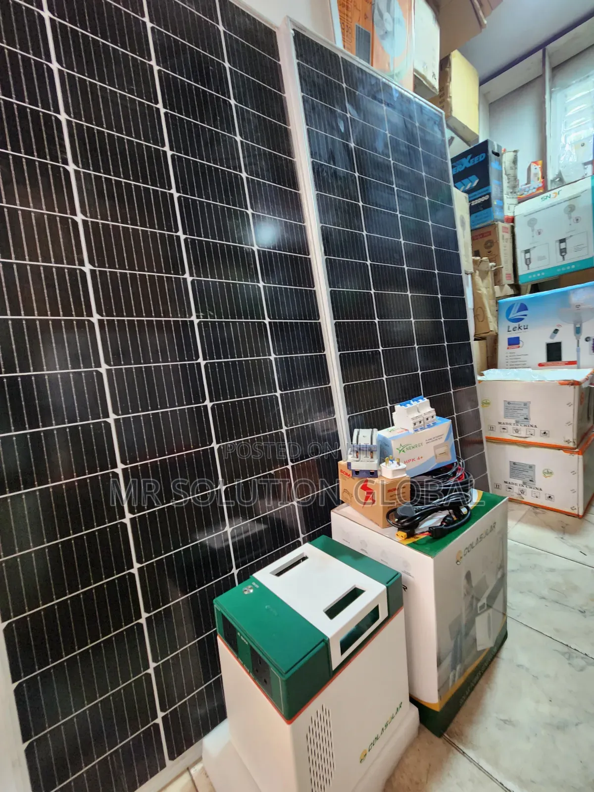 2kwh Cola Solar Generator With 2 Solar Panel