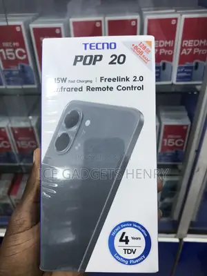 New Tecno Pop 20 128 GB Black