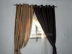 Curtain With Rods