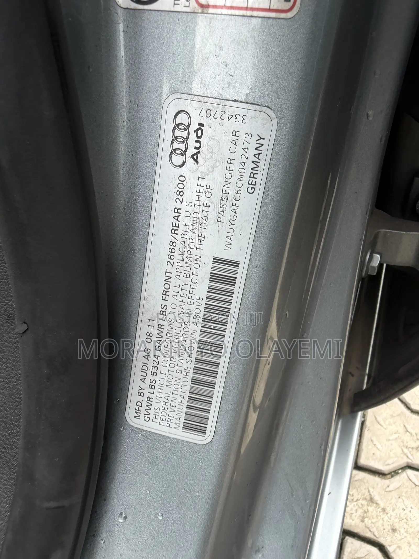 Audi A7 3.0 TSI 2012 Gray