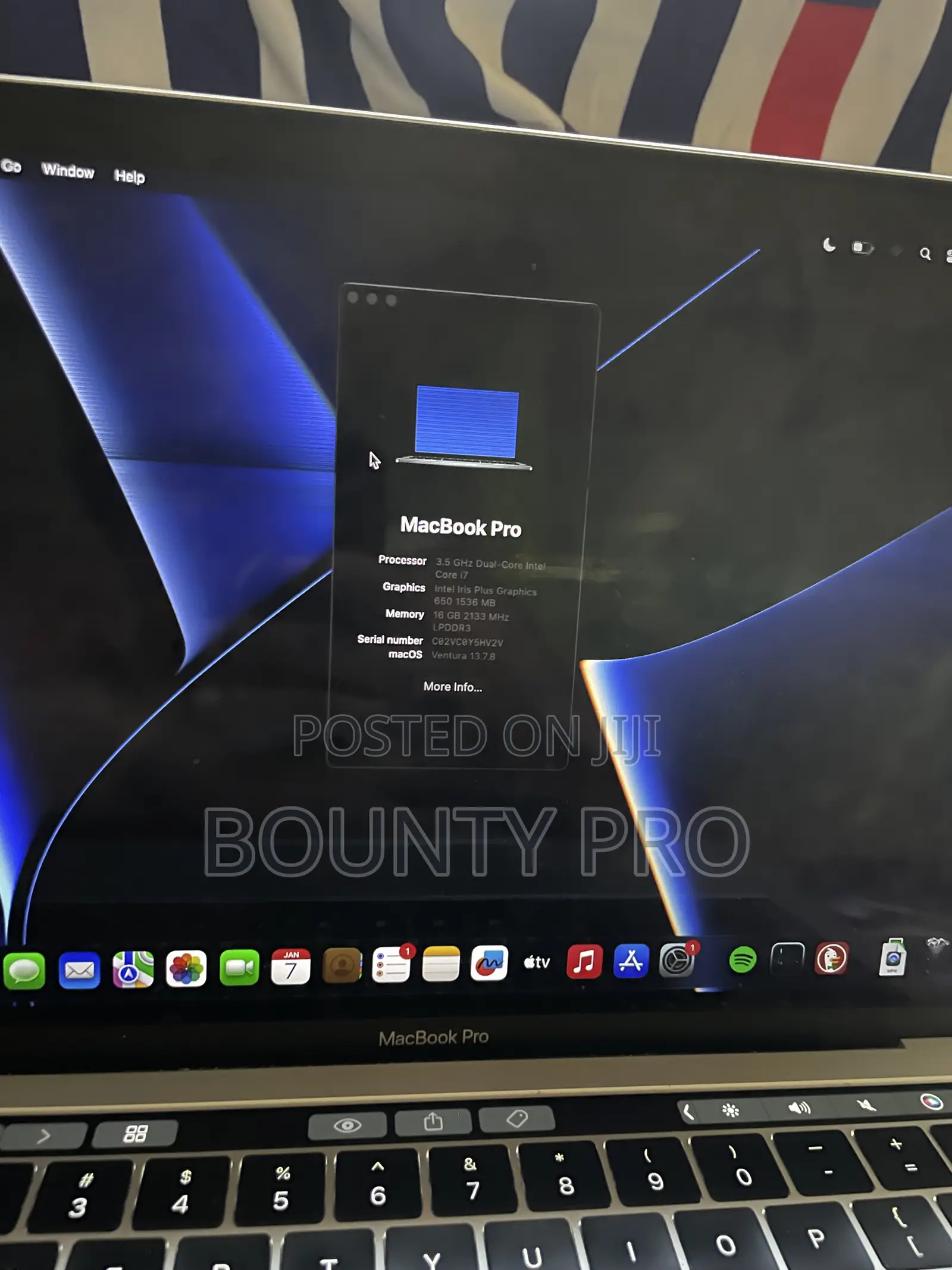 Laptop Apple MacBook Pro 2017 16GB Intel Core i7 SSHD+SSD 256GB
