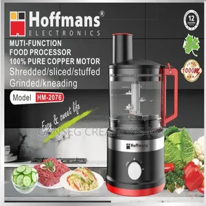 Hoffmans 5-in-1 Multifunctional Food Processor (Hm-2076) - 1000w