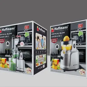 Hoffmans 2-in-1 Vertical Slow Juicer Citrus Press (Hm-638) - 280w