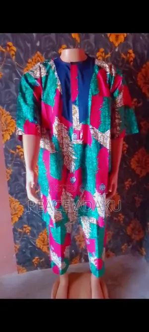 "Men's Native Wear – Quality Patterned Fabric"