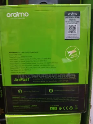 Oraimo 20000mah 30w Pocket Sized