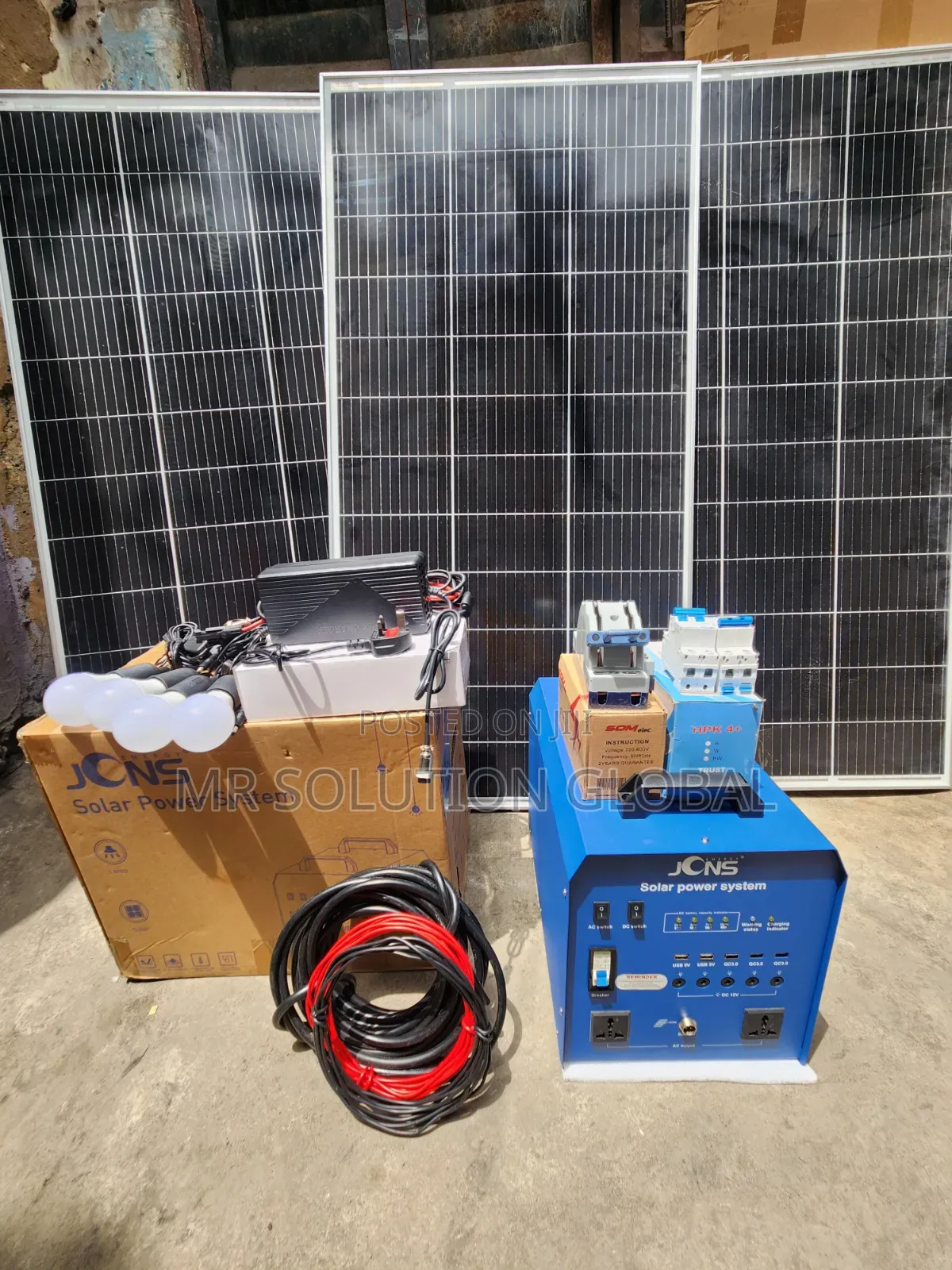 1800w JCNS Solar Generator With 540w Solar Panel