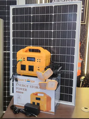 High-Power Solar Charging Station With Led Lighting System