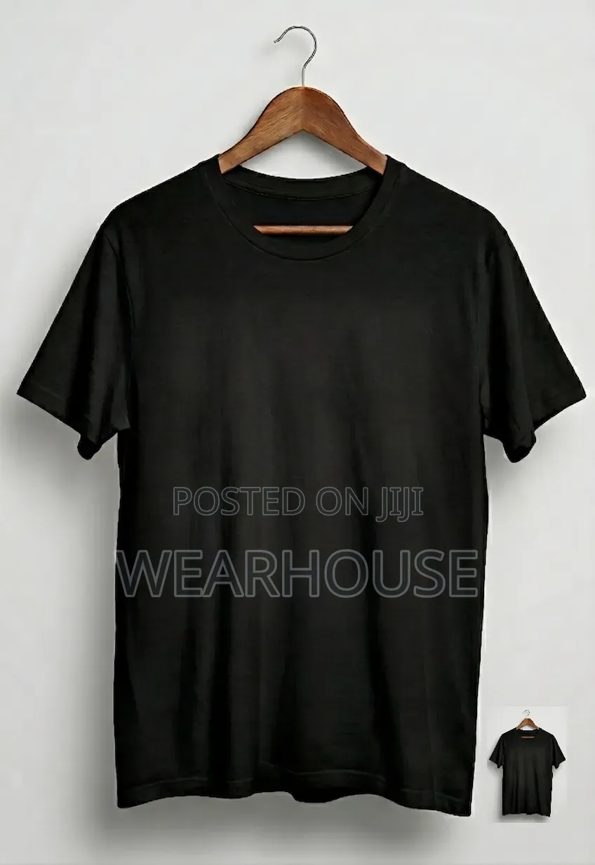 Plain Black Tshirts