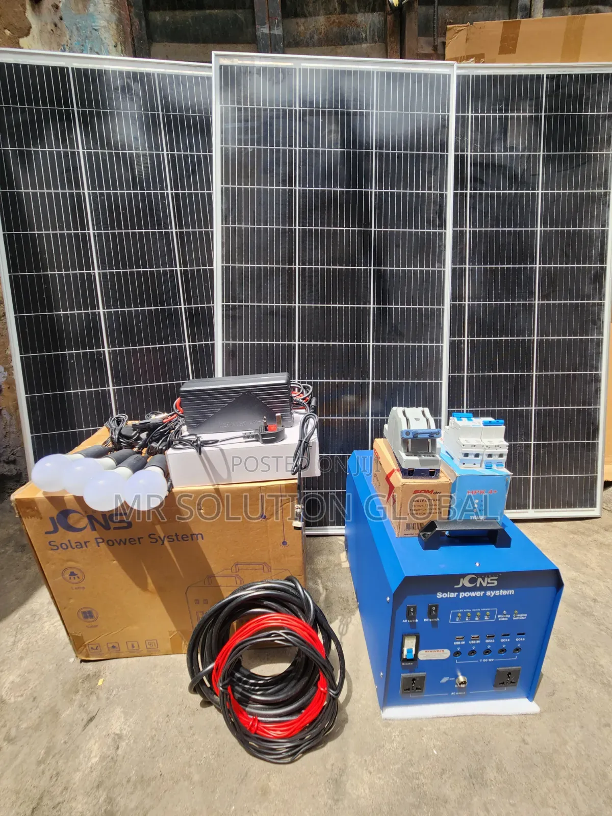 Upgraded 1.8kva Solar Generator With Lithium Battery