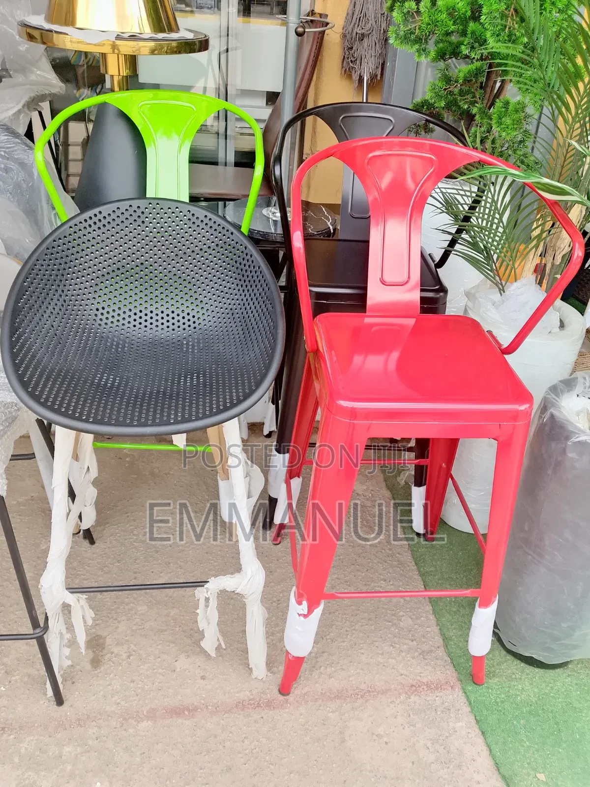 High Metal Barstools