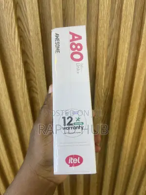New Itel A80 128 GB Black