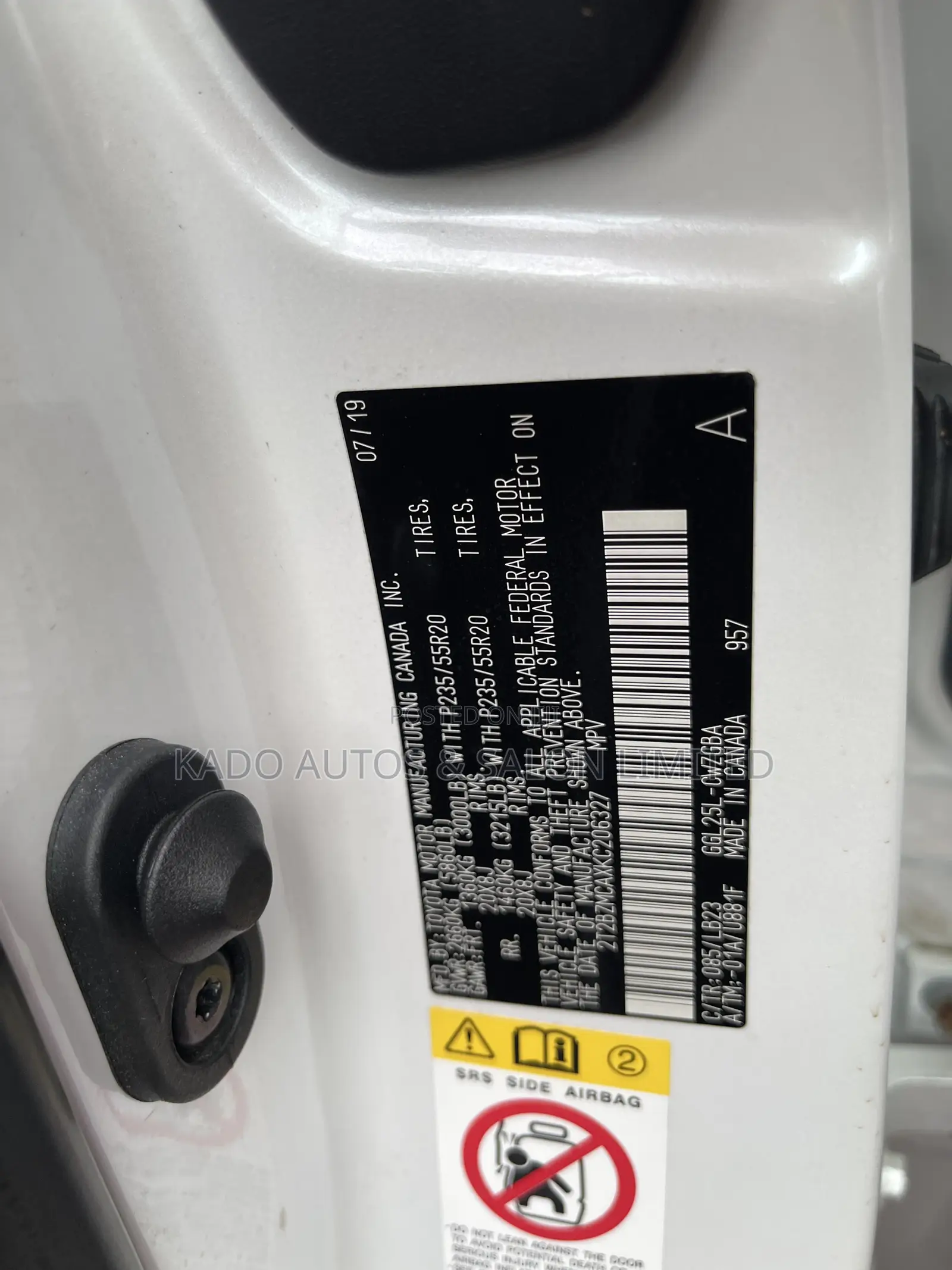 Lexus RX 2019 White