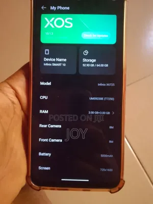 Infinix Smart 10 64 GB Silver
