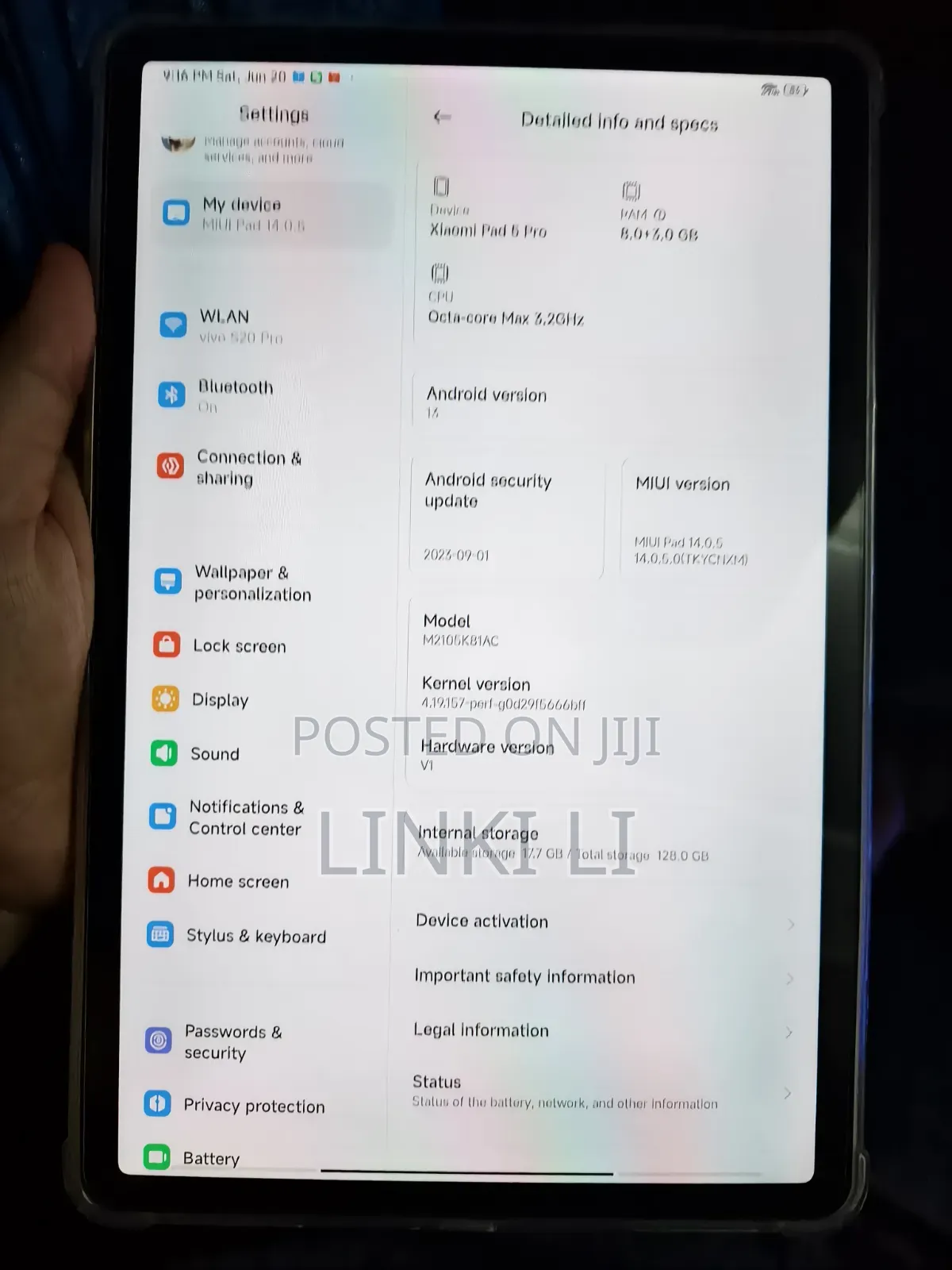 Xiaomi Pad 5 128 GB Black
