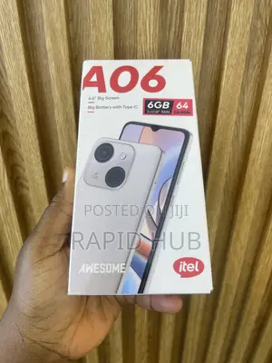New Itel A06 64 GB Black